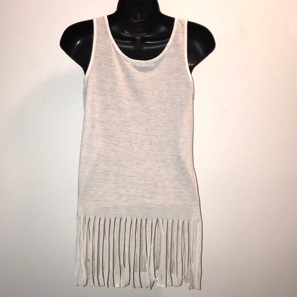 MAURICES Patriotic Fringe Bottom Tank Top~Flag~S - Picture 5 of 8